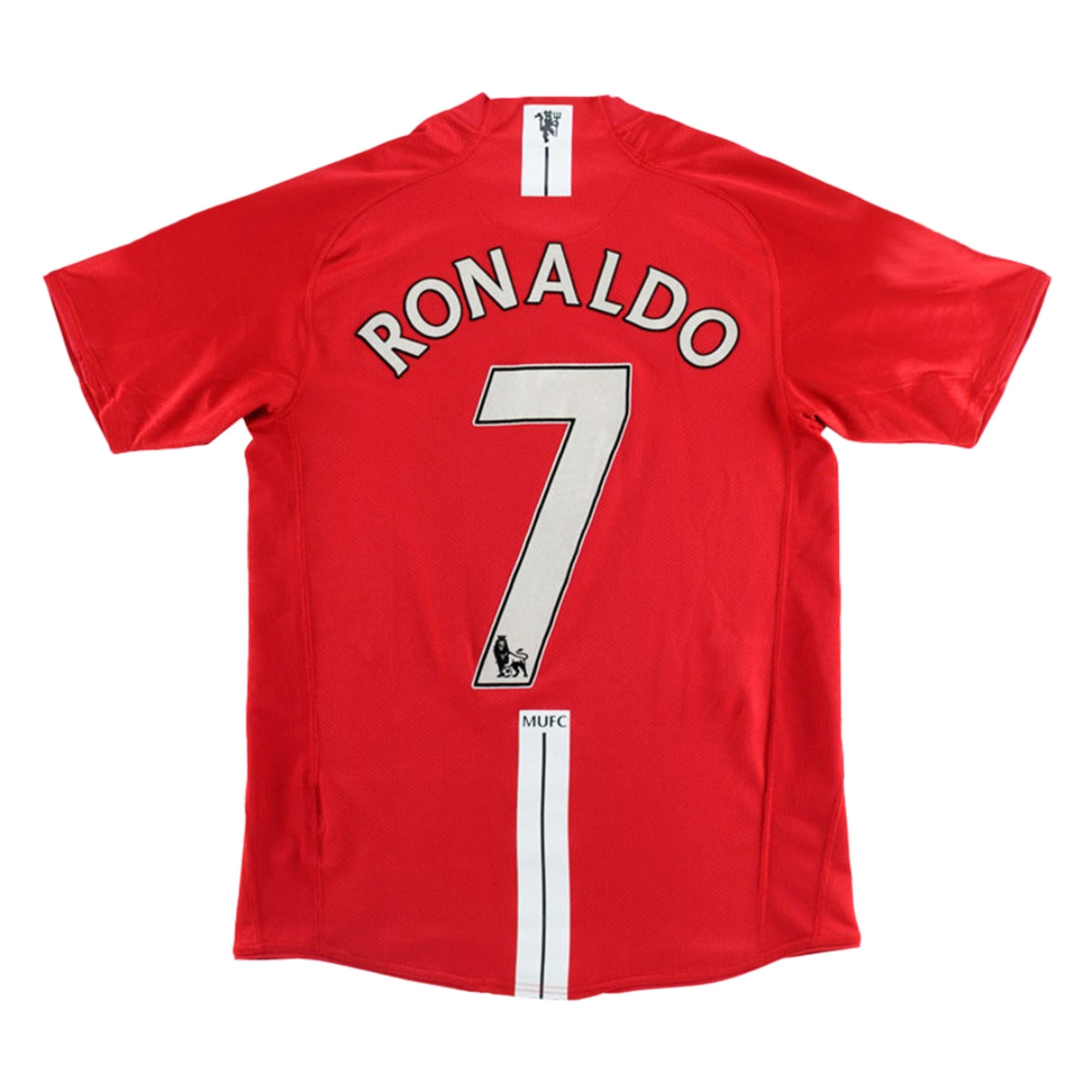 Retro Manchester United Mens Home Soccer Jersey 2007/08 Red