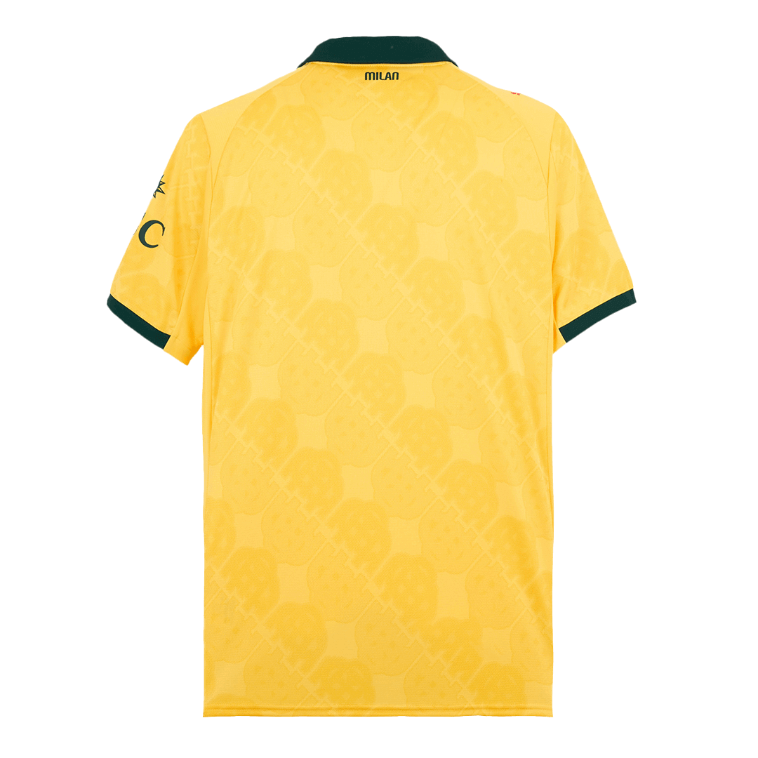 AC Milan Mens Third Away Soccer Jersey 2025/26 Yellow
