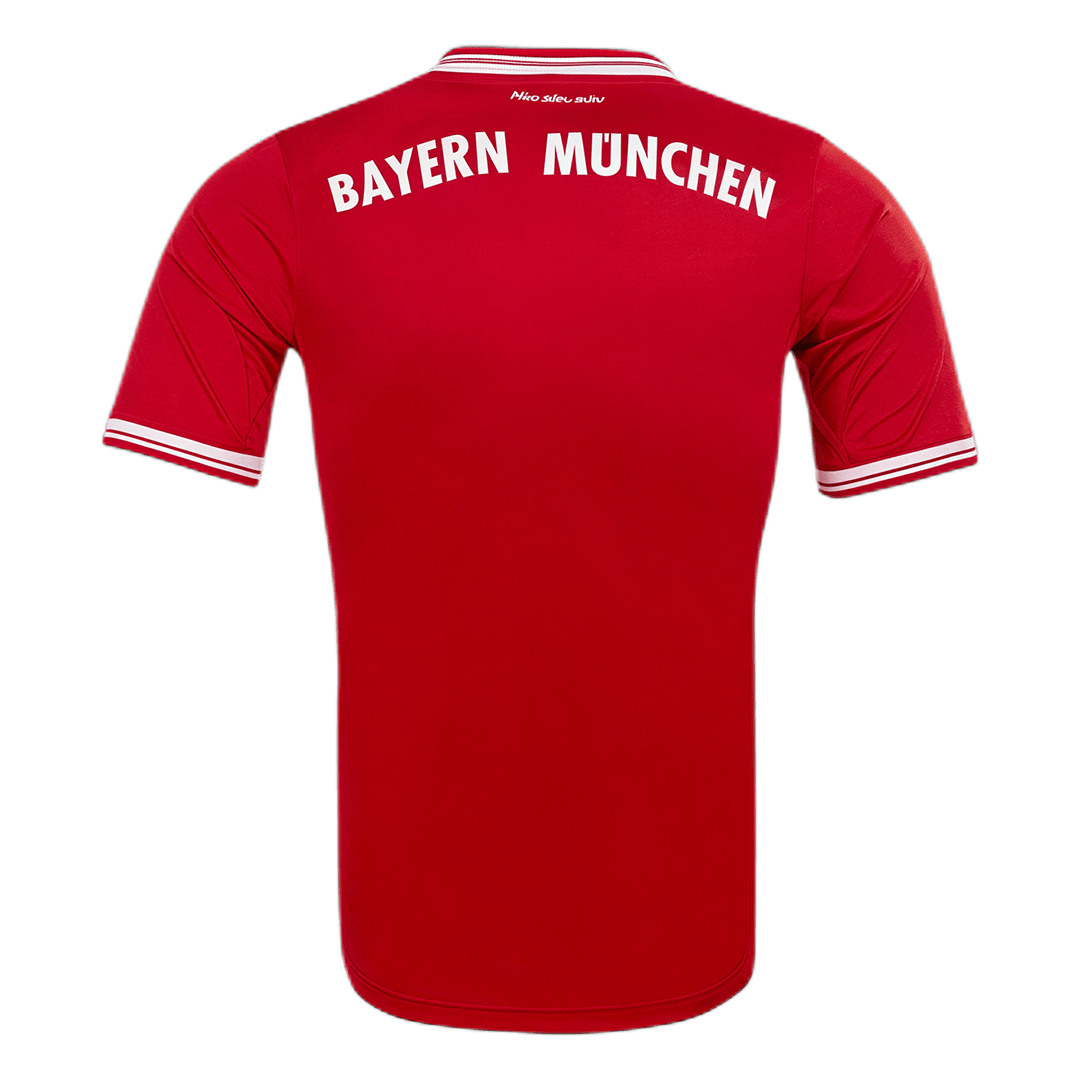 Retro Bayern Munich Mens Home Soccer Jersey 2013/14 Red