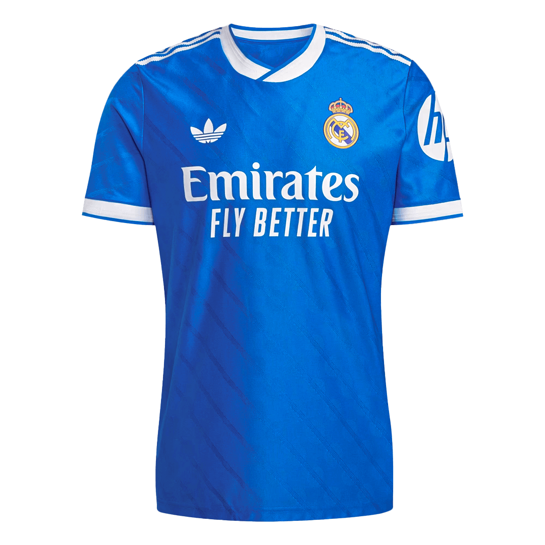 CAMAVINGA #6 Real Madrid Mens Third Away Soccer Jersey 2025/26 Blue - Player Version