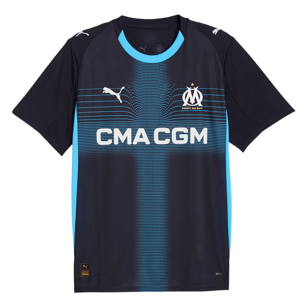 RABIOT #25 Marseille Mens Away Soccer Jersey 2025/26 Navy