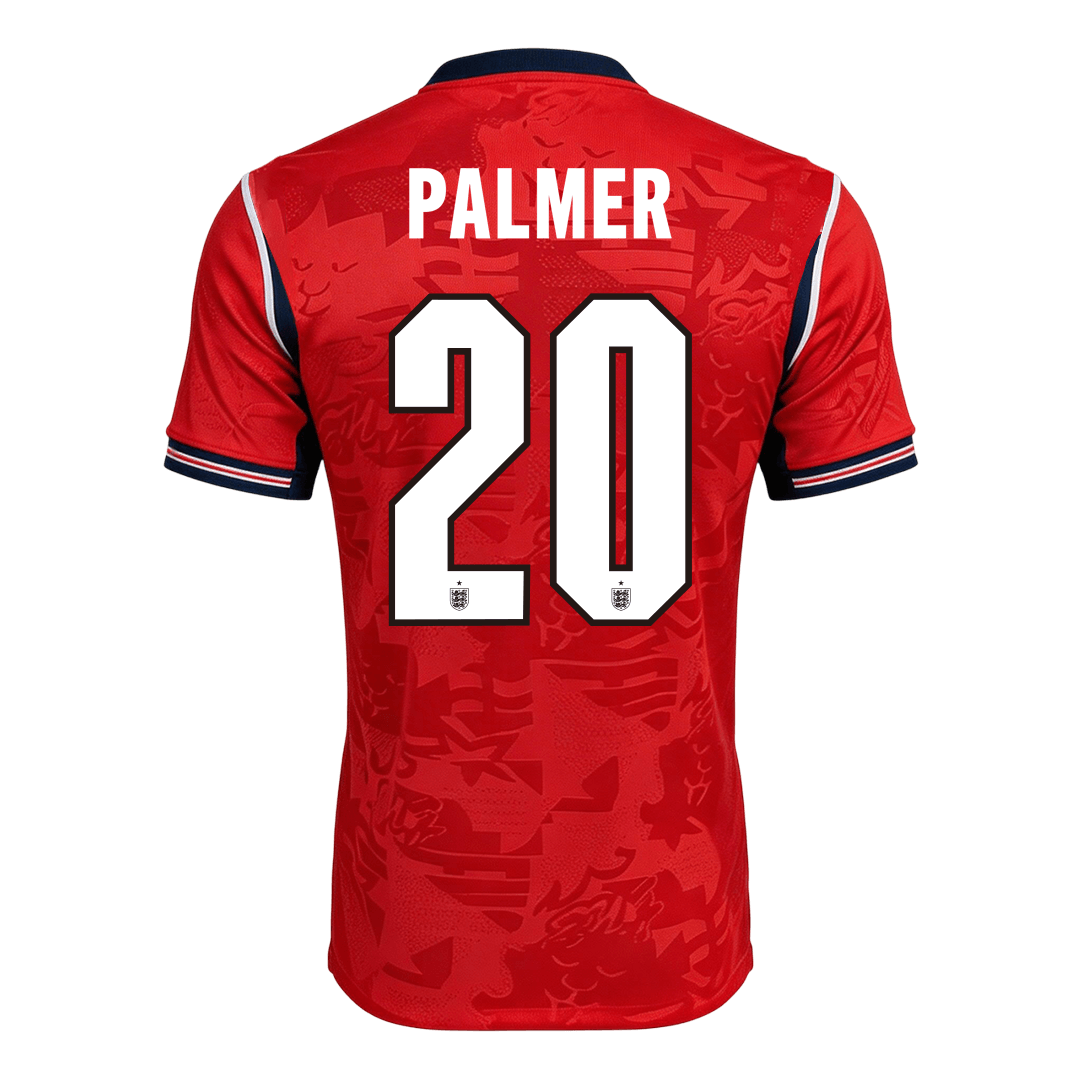 PALMER #20 England Mens Away Soccer Jersey World Cup 2026 Red