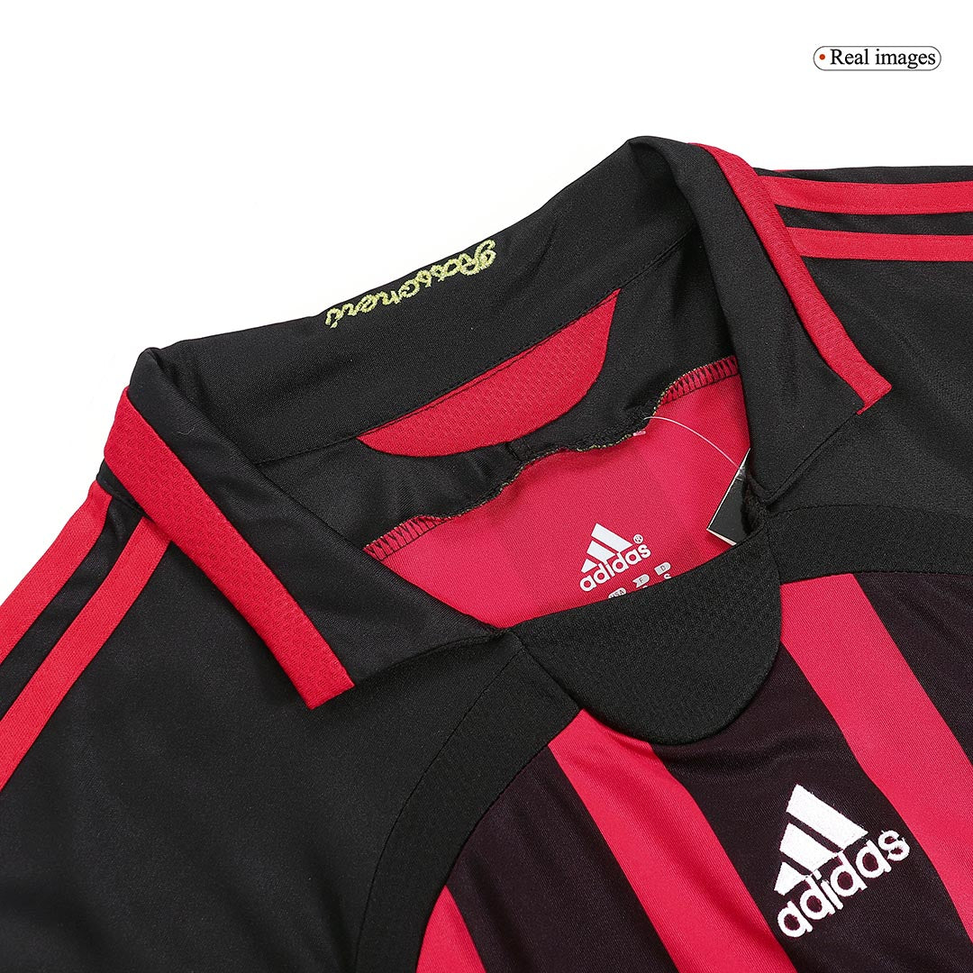 Retro KAKA' #22 AC Milan Mens Home Soccer Jersey 2006/07 Red&Black