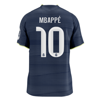 MBAPPÉ #10 Real Madrid Mens Away Soccer Jersey 2025/26 Navy - Player Version [PREMIUM]