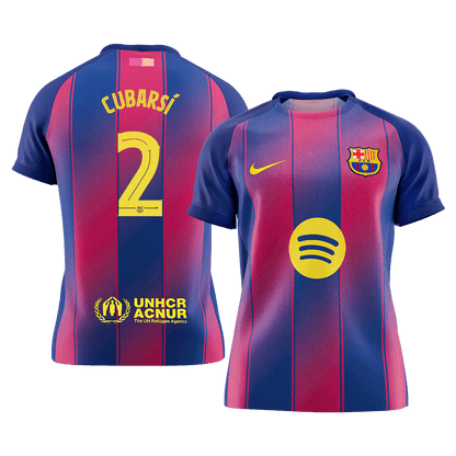 CUBARSÍ #2 Barcelona Mens Home Soccer Jersey UCL 2025/26 Red&Blue [PREMIUM]