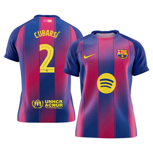 CUBARSÍ #2 Barcelona Mens Home Soccer Jersey UCL 2025/26 Red&Blue [PREMIUM]