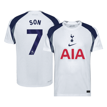 SON #7 Tottenham Hotspur Mens Home Soccer Jersey 2025/26 White - Player Version