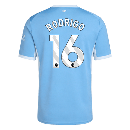 RODRIGO #16 Manchester City Mens Home Soccer Jersey 2026/27 Blue