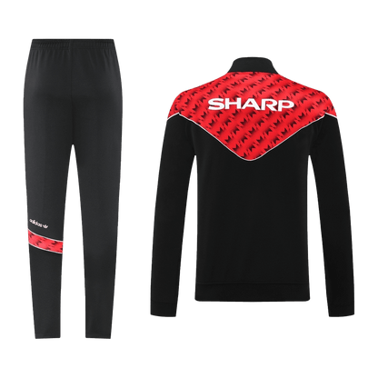 Manchester United Mens Training Tracksuit Kit 2025/26 Red&Black