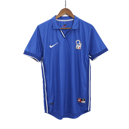 Retro Italy Mens Home Soccer Jersey World Cup 1998 Blue