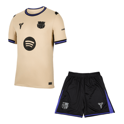Barcelona Mens Away Soccer Kit 2025/26 Yellow&Black