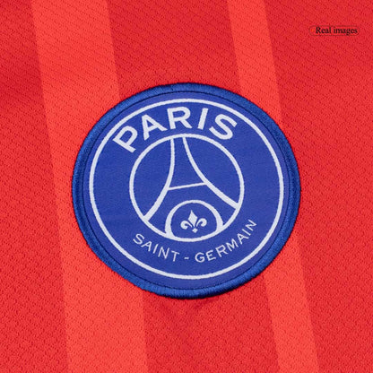 JOÃO NEVES #87 PSG Mens Third Away Soccer Jersey 2025/26 Red