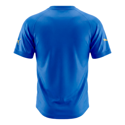 Retro Italy Mens Home Soccer Jersey 2004 Blue