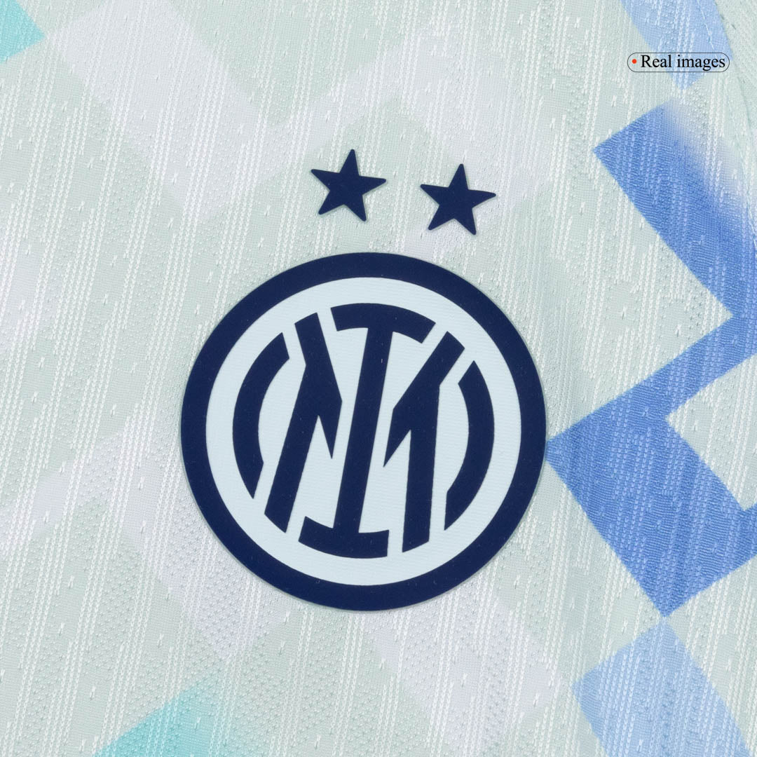 Inter Milan Mens Away Soccer Jersey 2025/26 Blue - Player Version