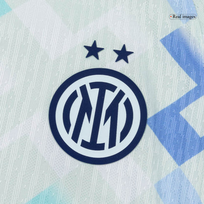 DUMFRIES #2 Inter Milan Mens Away Soccer Jersey 2025/26 Blue - Player Version