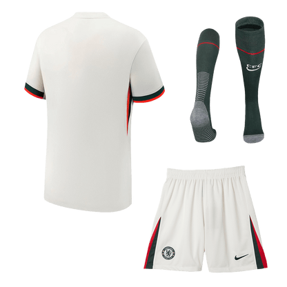 Chelsea Mens Away Soccer Full Set 2025/26 White