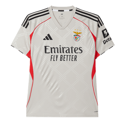 Benfica Mens Away Soccer Jersey 2025/26 Beige