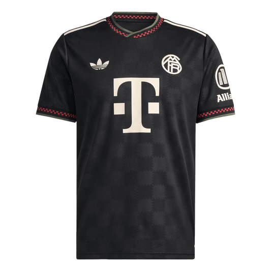 Bayern Munich Mens Third Away Soccer Jersey 2025/26 Black