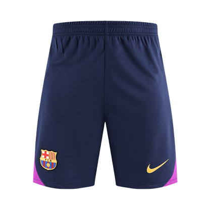 Barcelona Mens Pre-Match Soccer Shorts 2025/26 Navy