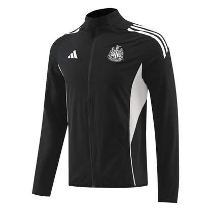 Newcastle United Mens Windbreaker Jacket 2025/26 Black