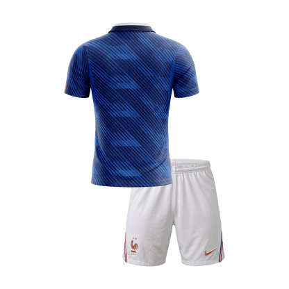 France Kids Home Soccer Kit World Cup 2026 Blue
