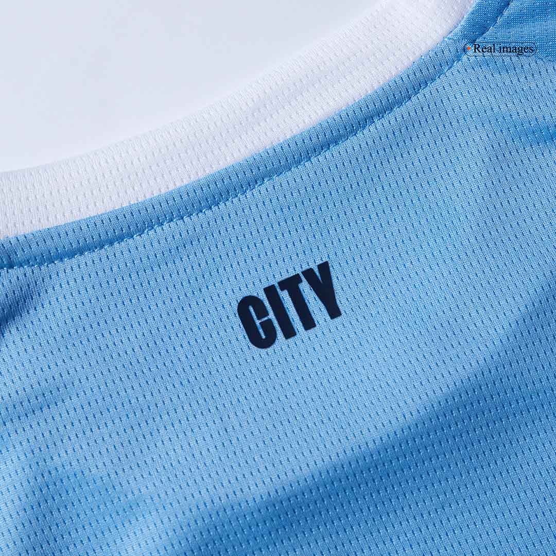 Manchester City Kids Home Soccer Full Set 2025/26 Blue