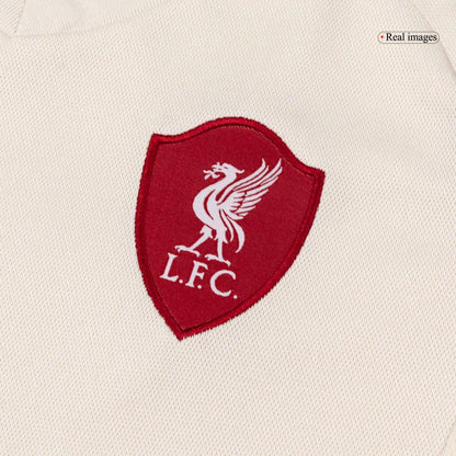 Liverpool Kids Away Soccer Kit 2025/26 White