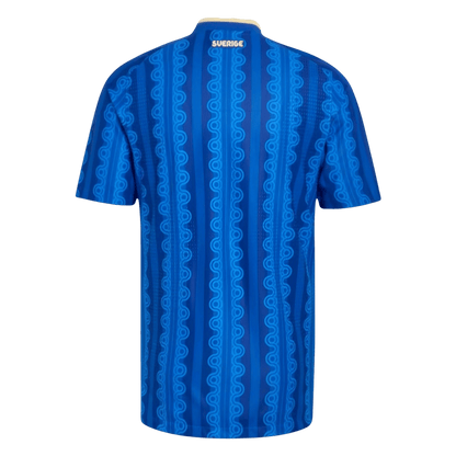 Sweden Mens Away Soccer Jersey World Cup 2026 Blue - Player Version
