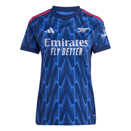 Arsenal Womens Away Soccer Jersey 2025/26 Blue