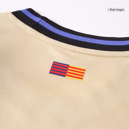 GAVI #6 Barcelona Mens Away Soccer Jersey UCL 2025/26 Yellow