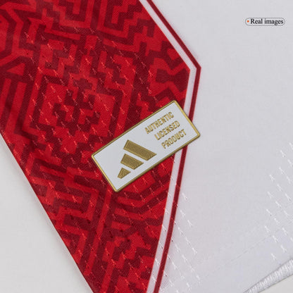 Peru Mens Home Soccer Jersey World Cup 2026 White - Player Version