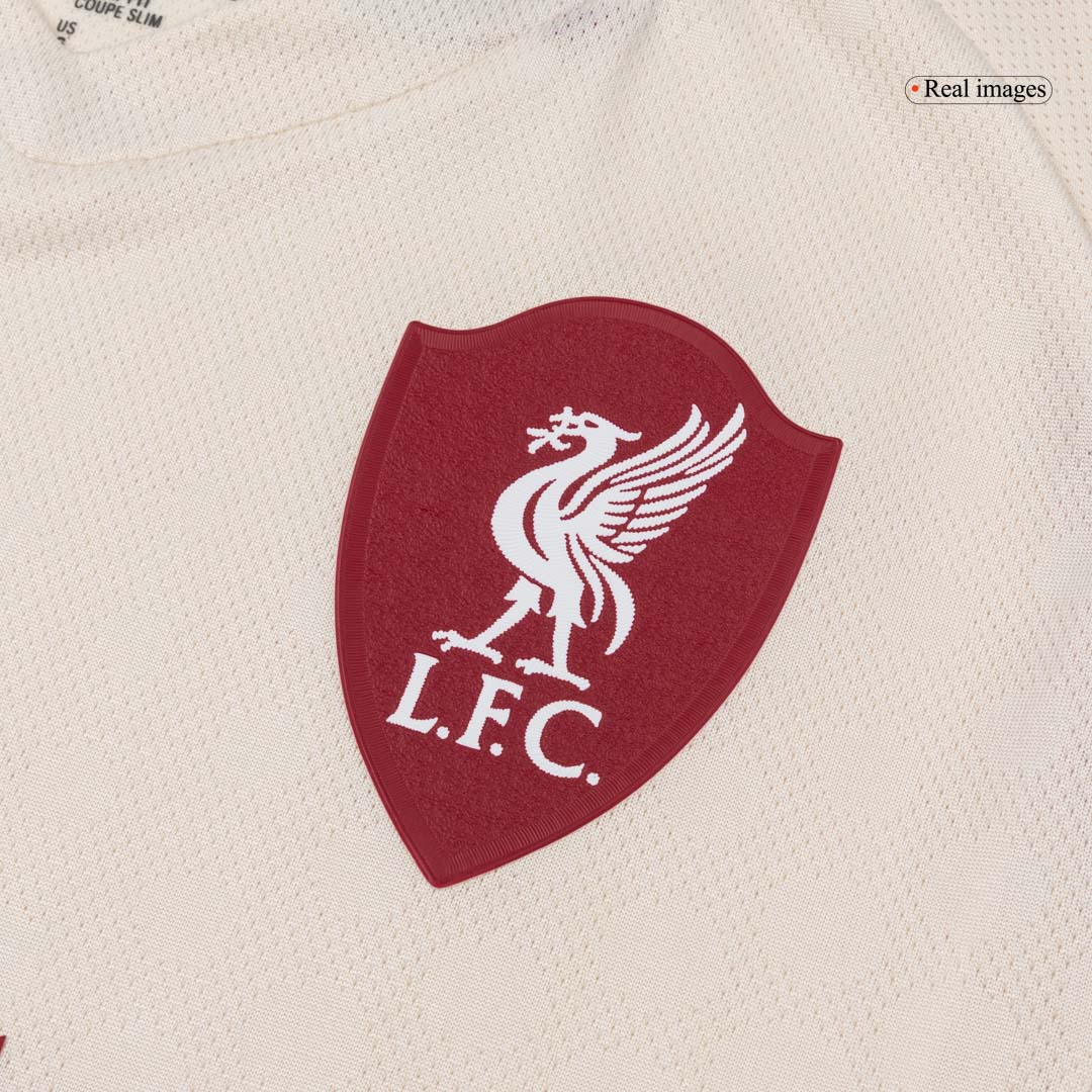 SZOBOSZLAI #8 Liverpool Mens Away Soccer Jersey 2025/26 White - Player Version