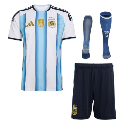 Argentina Mens Home Soccer Full Set World Cup 2026 Blue&White [PREMIUM]