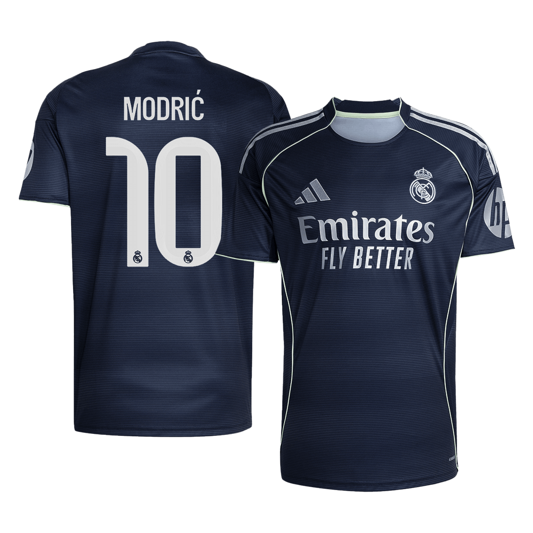 MODRIĆ #10 Real Madrid Mens Away Soccer Jersey 2025/26 Navy [PREMIUM]
