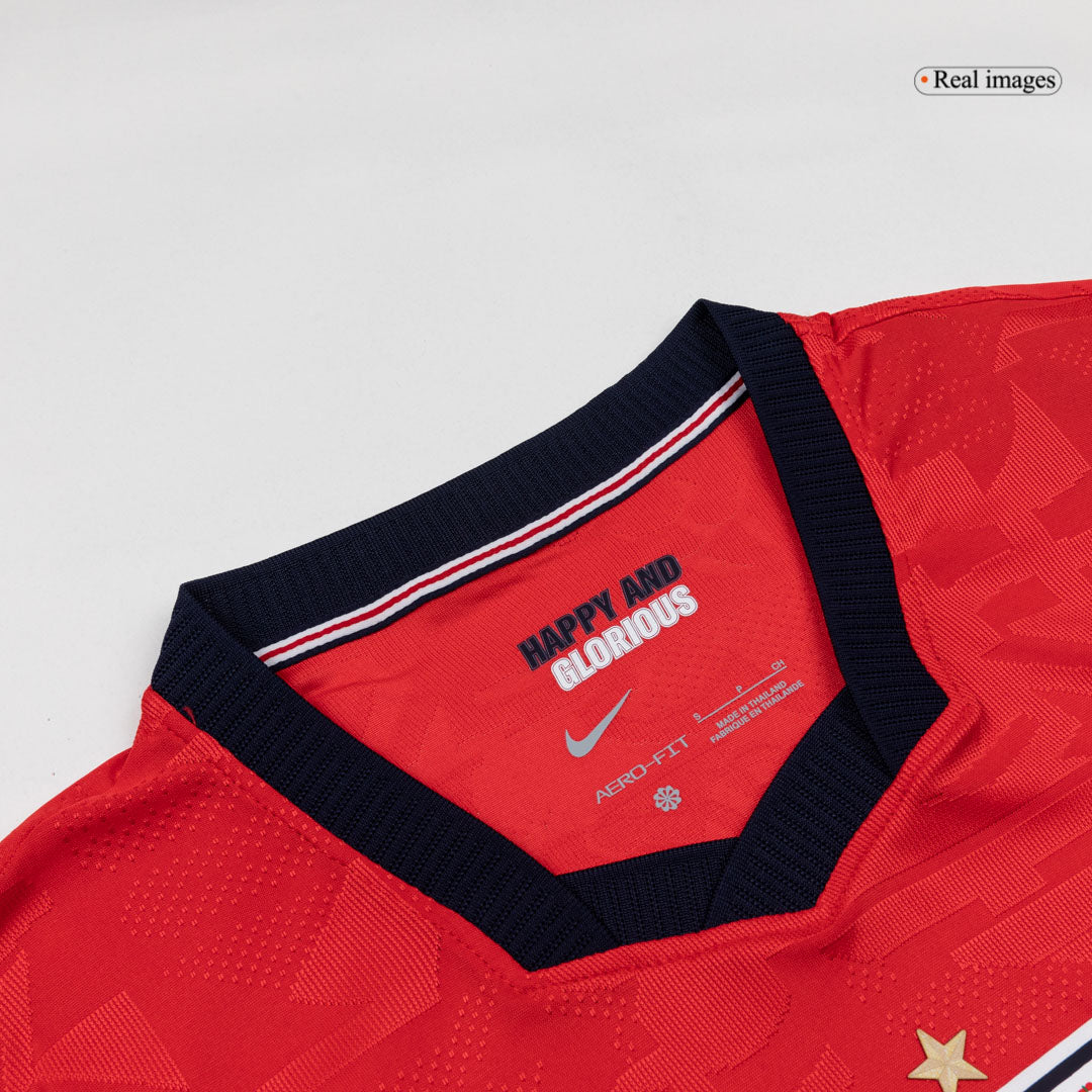 BELLINGHAM #10 England Mens Away Soccer Jersey World Cup 2026 Red - Player Version