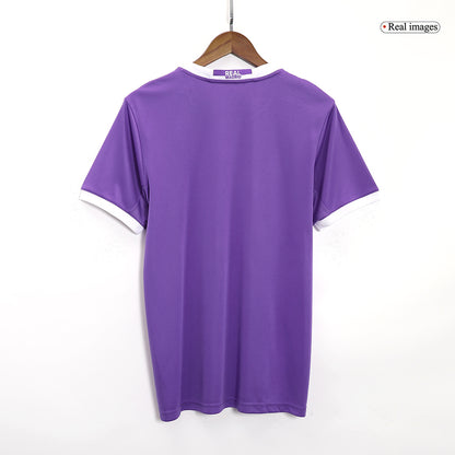 Retro Real Madrid Mens Away Soccer Jersey 2016/17 Purple