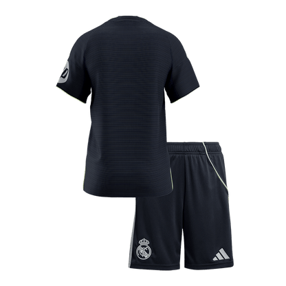 Real Madrid Kids Away Soccer Kit 2025/26 Navy [PREMIUM]