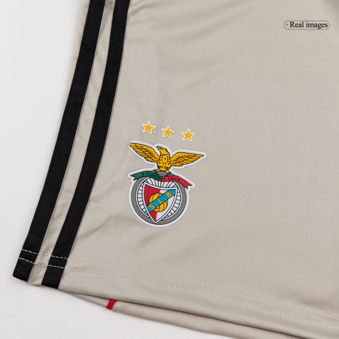 Benfica Kids Away Soccer Kit 2025/26 Beige