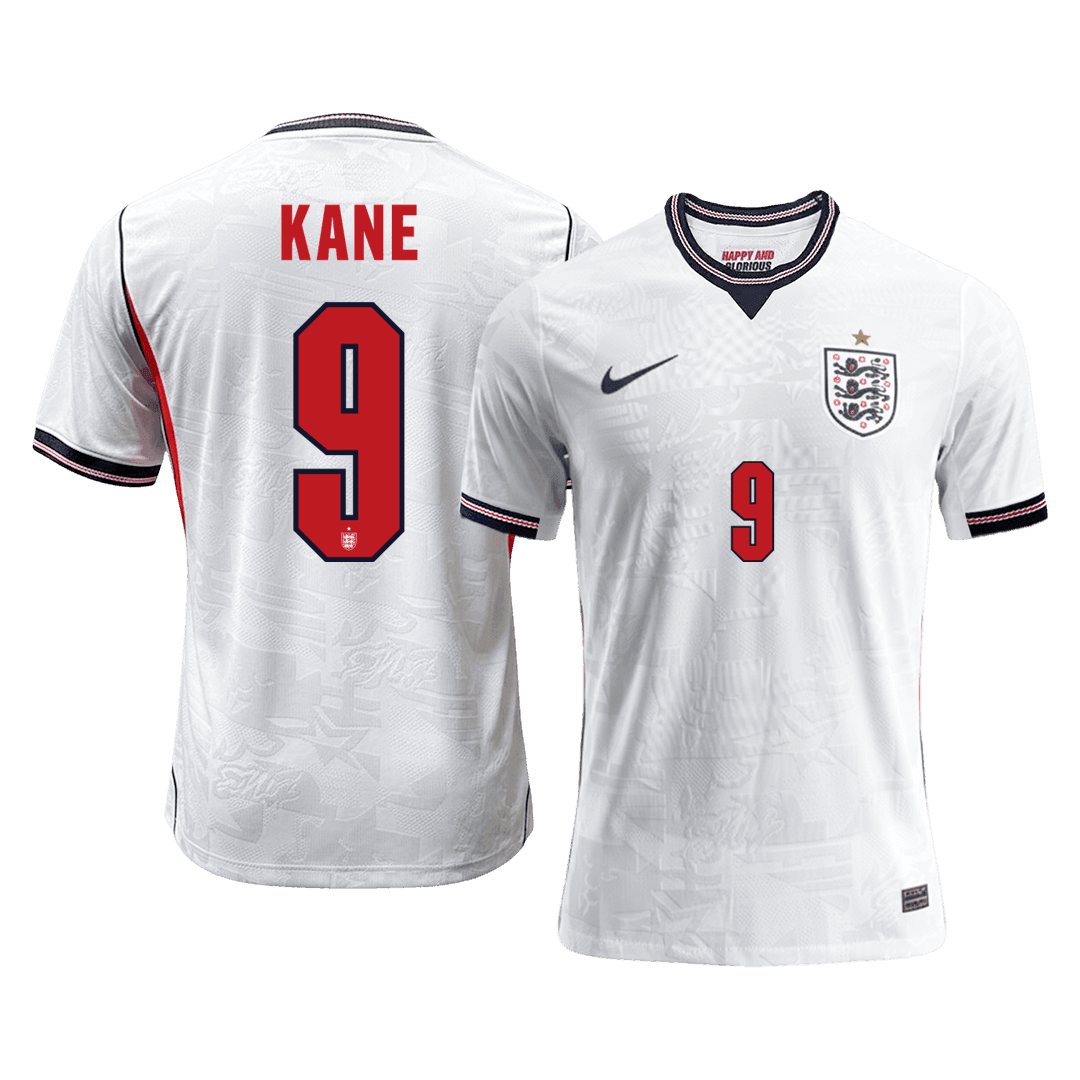 KANE #9 England Mens Home Soccer Jersey World Cup 2026 White - Player Version