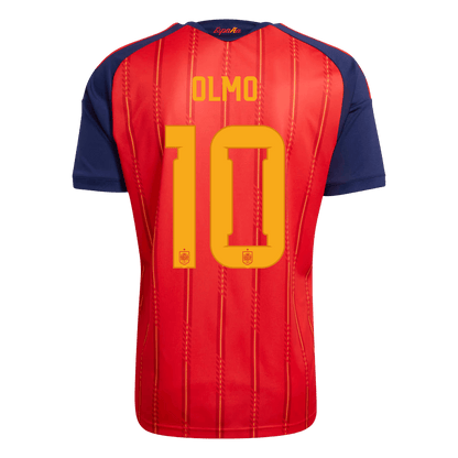 OLMO #10 Spain Mens Home Soccer Jersey World Cup 2026 Red [PREMIUM]