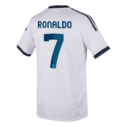 Retro RONALDO #7 Real Madrid Mens Home Soccer Jersey 2012/13 White