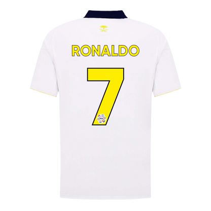 RONALDO #7 Al Nassr Mens Third Away Soccer Jersey 2025/26 White