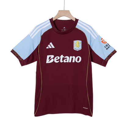 Aston Villa Mens Home Soccer Jersey 2025/26 Red