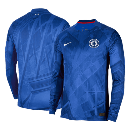 Chelsea Mens Home Long Sleeve Soccer Jersey 2025/26 Blue