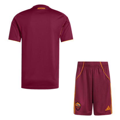 Roma Mens Home Soccer Kit 2025/26 Red