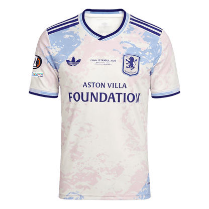 Aston Villa Mens Third Away Soccer Jersey 2025/26 White
