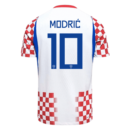 MODRIĆ #10 Croatia Mens Home Soccer Jersey World Cup 2026 Red&White - Player Version