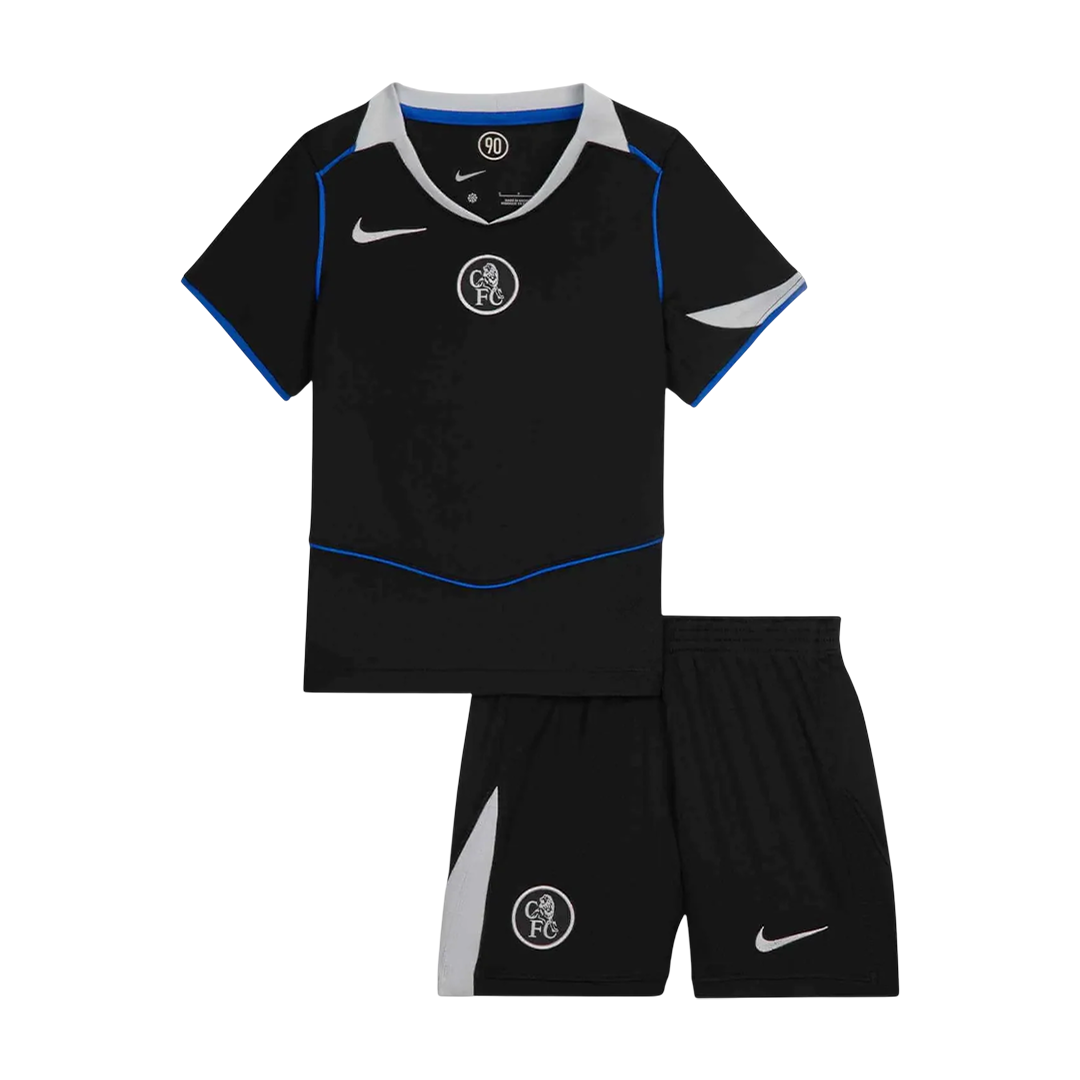 Chelsea Kids Third Away Soccer Kit 2025/26 Black