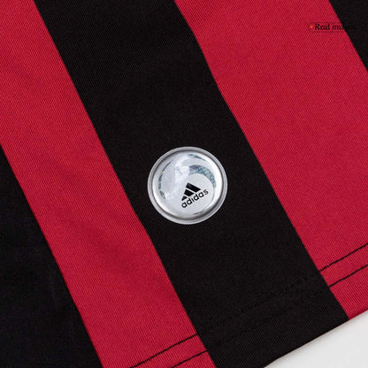 Retro AC Milan Mens Home Soccer Jersey 2009/10 Red&Black