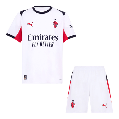 AC Milan Mens Away Soccer Kit 2025/26 White